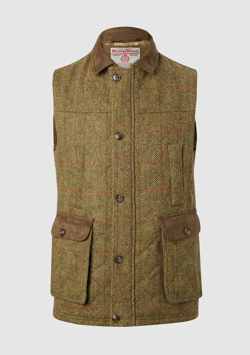 Bucktrout Harris Tweed Chucks Country Gilet | The Tartan Woolly