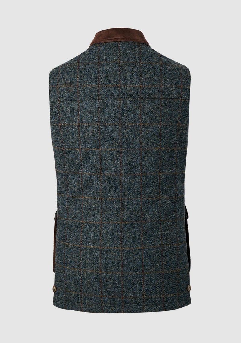 Bucktrout Harris Tweed Chucks Country Gilet | The Tartan Woolly